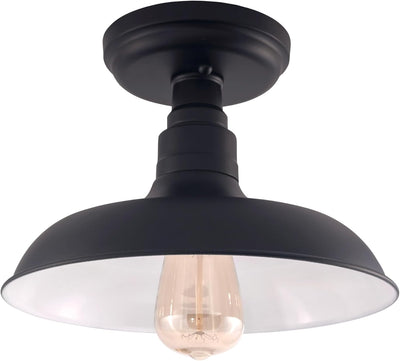 Lámpara techo cocina pasillo comedor regulable 1 luz negro