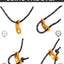 6 Cables 0.157" aluminio camping