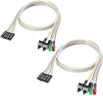 Paquete 3 cajas ATX 27pulg con luces LED rojo y verde