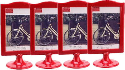 4 Portarretratos Vertical 4x6pulg Doble Cara Escuela Boda
