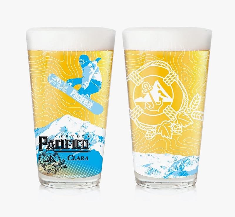 Vaso Contorno para Snowboard Set de 2 Resistente al Impacto