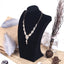 Soporte collares terciopelo negro 22.86cm