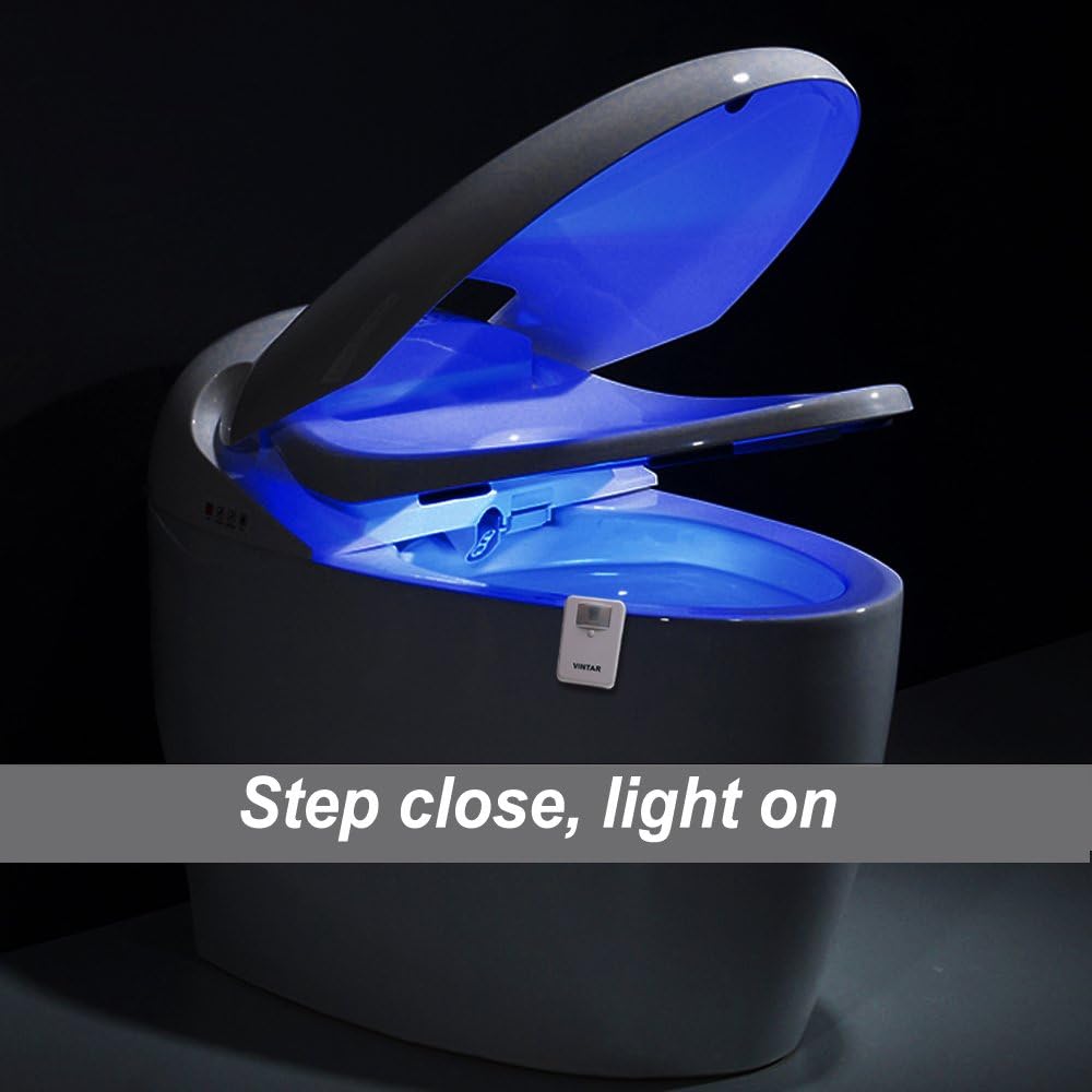 3 Pack Luces LED Noche Sensor Movimiento Inodoro 5 Etapas