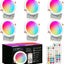 Luces LED empotradas 4pulg cambio color pack 6