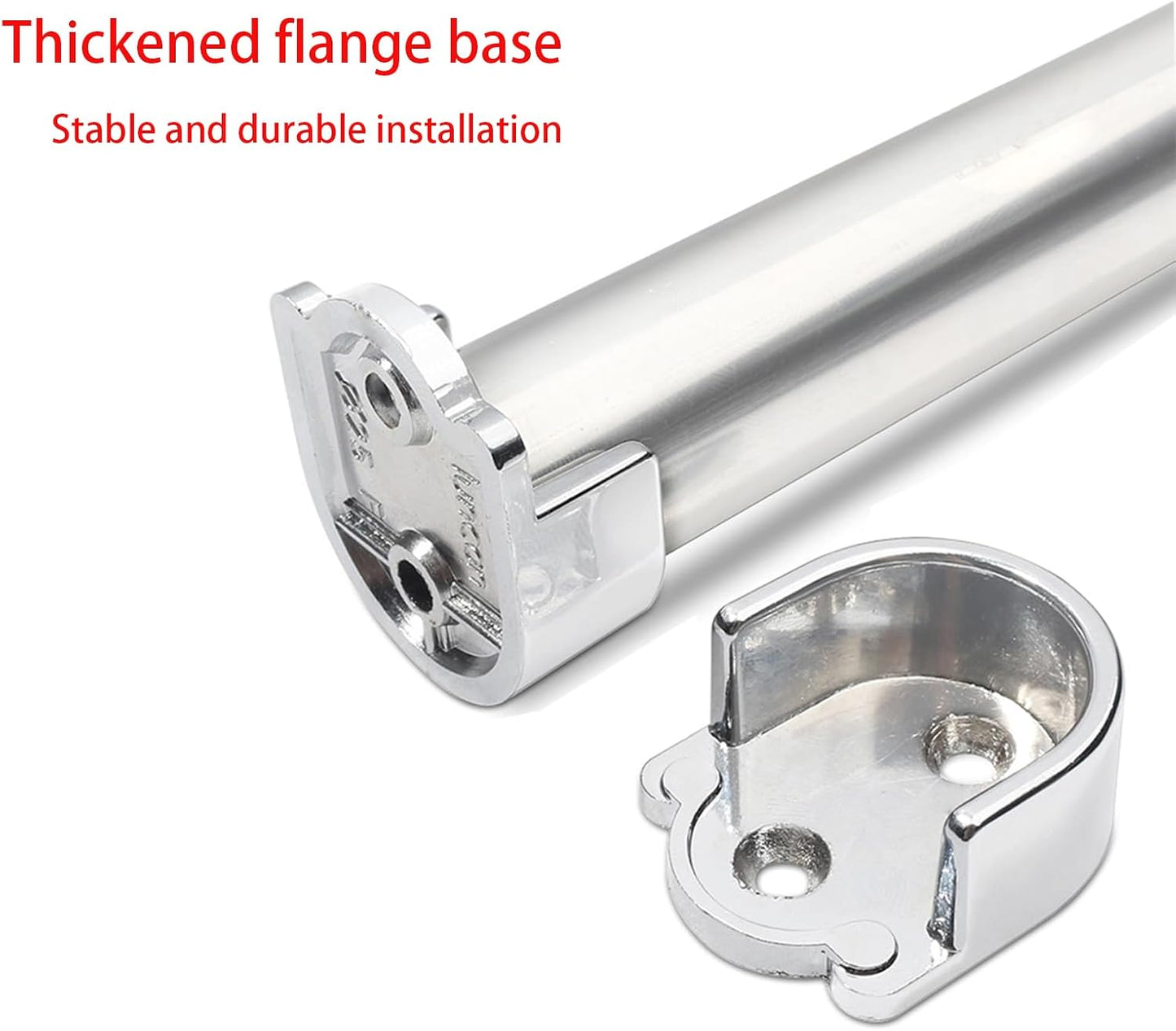 Soporte barra armario 12 pzas forma U para varilla 19mm