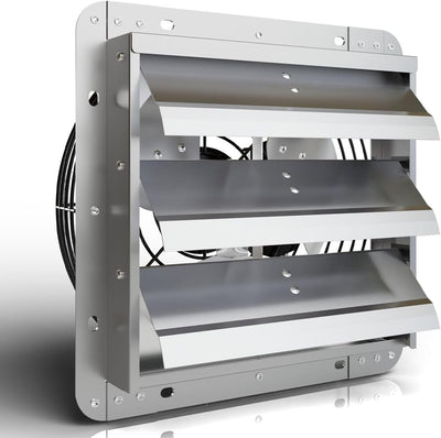 Extractor obturador 10pulg ventilador pared alta velocidad