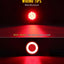 4 Luces Traseras Redondas 4pulg 32LED Rojo Halo 12-24V IP67