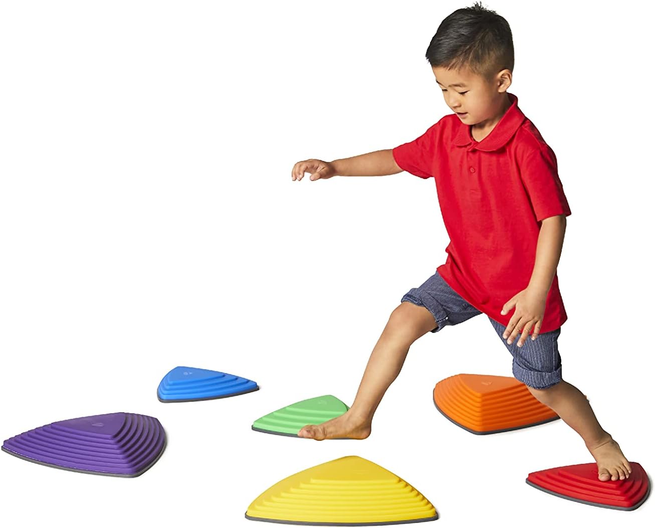 Set 6 piedras River Stones para niños antiderrap