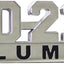 Emblema coche DD214 aluminio 3D