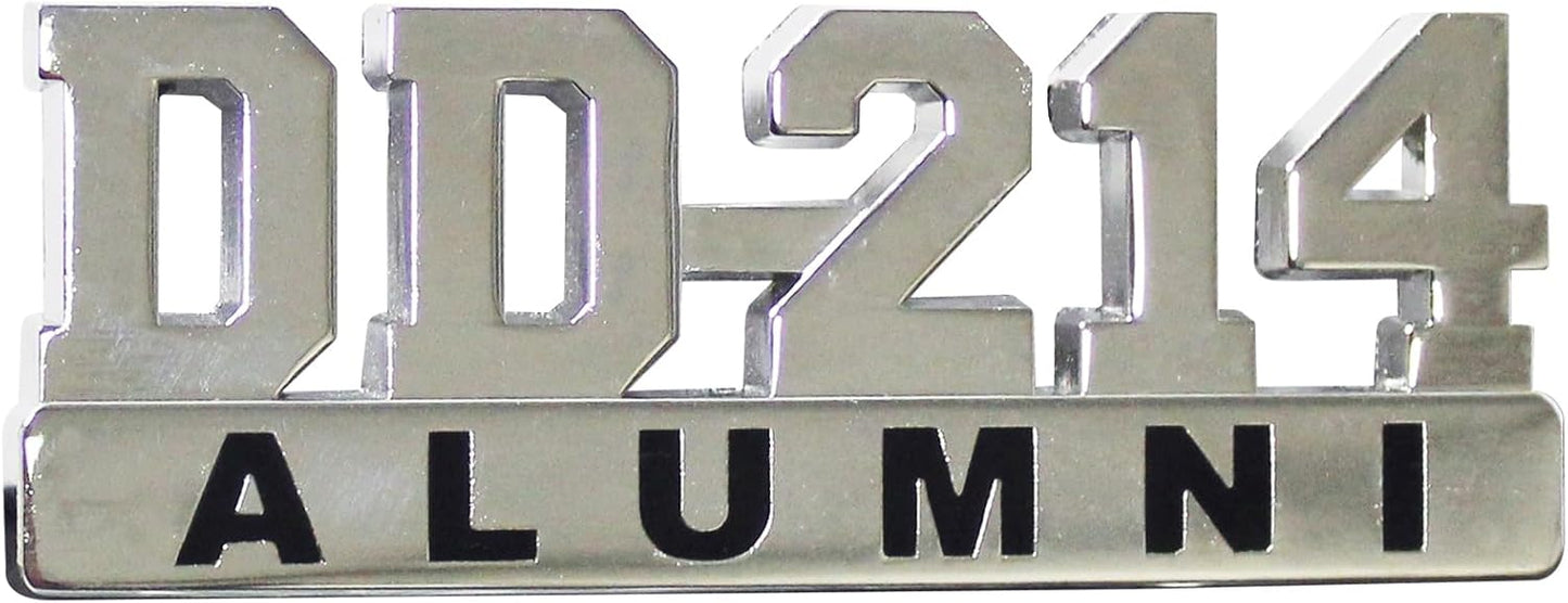 Emblema coche DD214 aluminio 3D