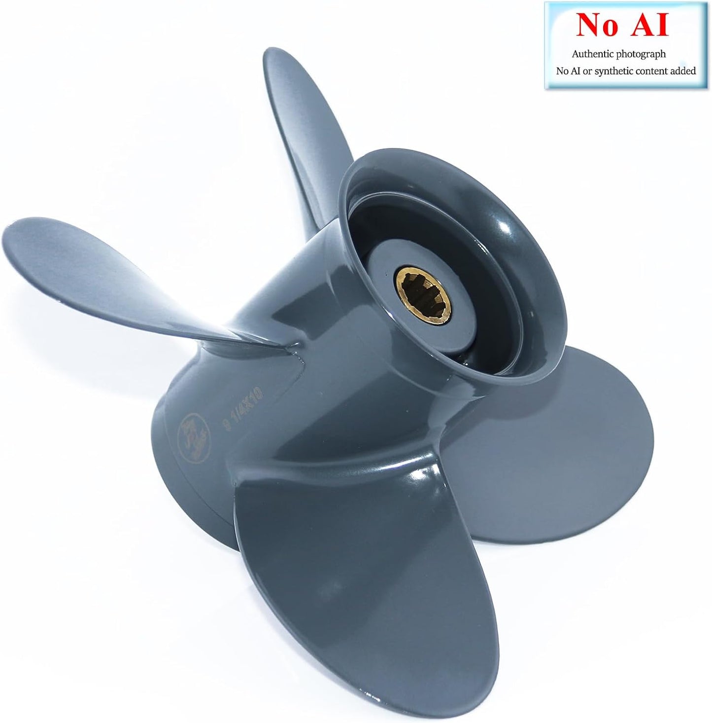 Propulsor aluminio 4 cuchillas Honda Yamaha 8-20 hp