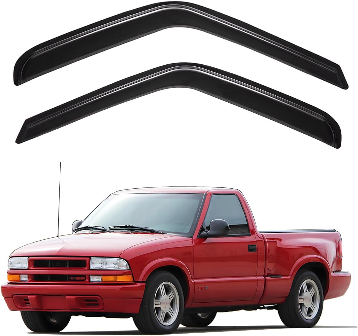 2 Visera ventilación Chevy S10 GMC Sonoma 94-03 Blazer