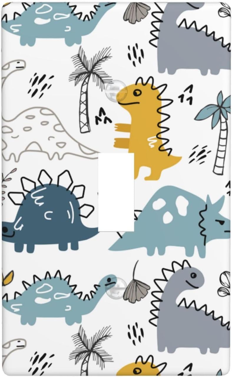 Funda interruptor luz dinosaurio para dormitorio niños