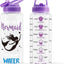 Botella agua 32oz con popote sin BPA a prueba de fugas