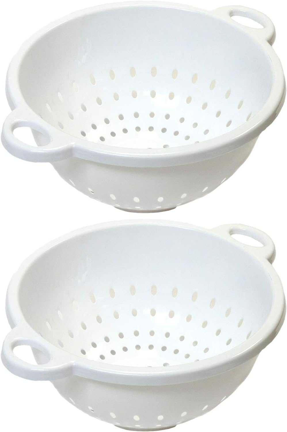 Colador profundo 5qt blanco 11x5pulg set 2