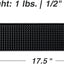 Alfombrilla antiderrap para barra PVC 17.5x3.5pulg 6 Pzas