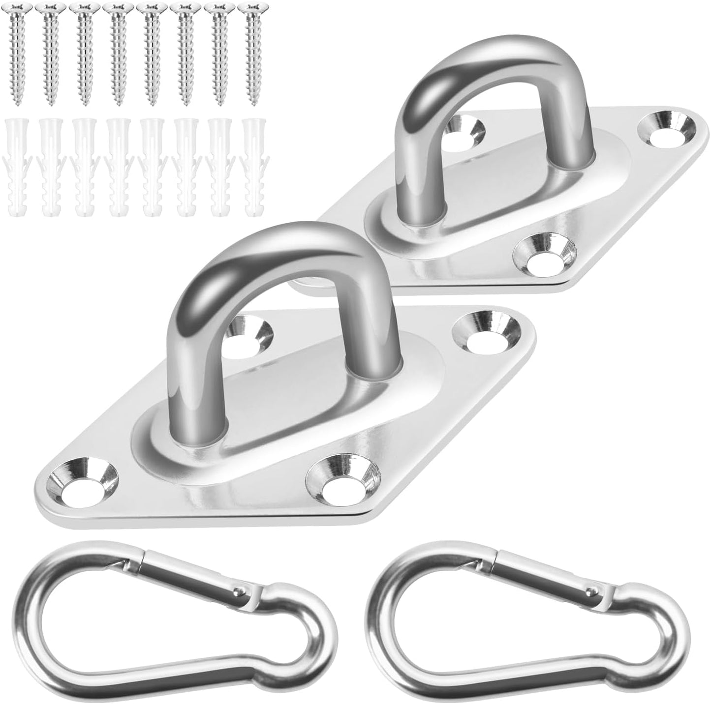Kit colgante hamaca acero inox 1700lb para techo pared
