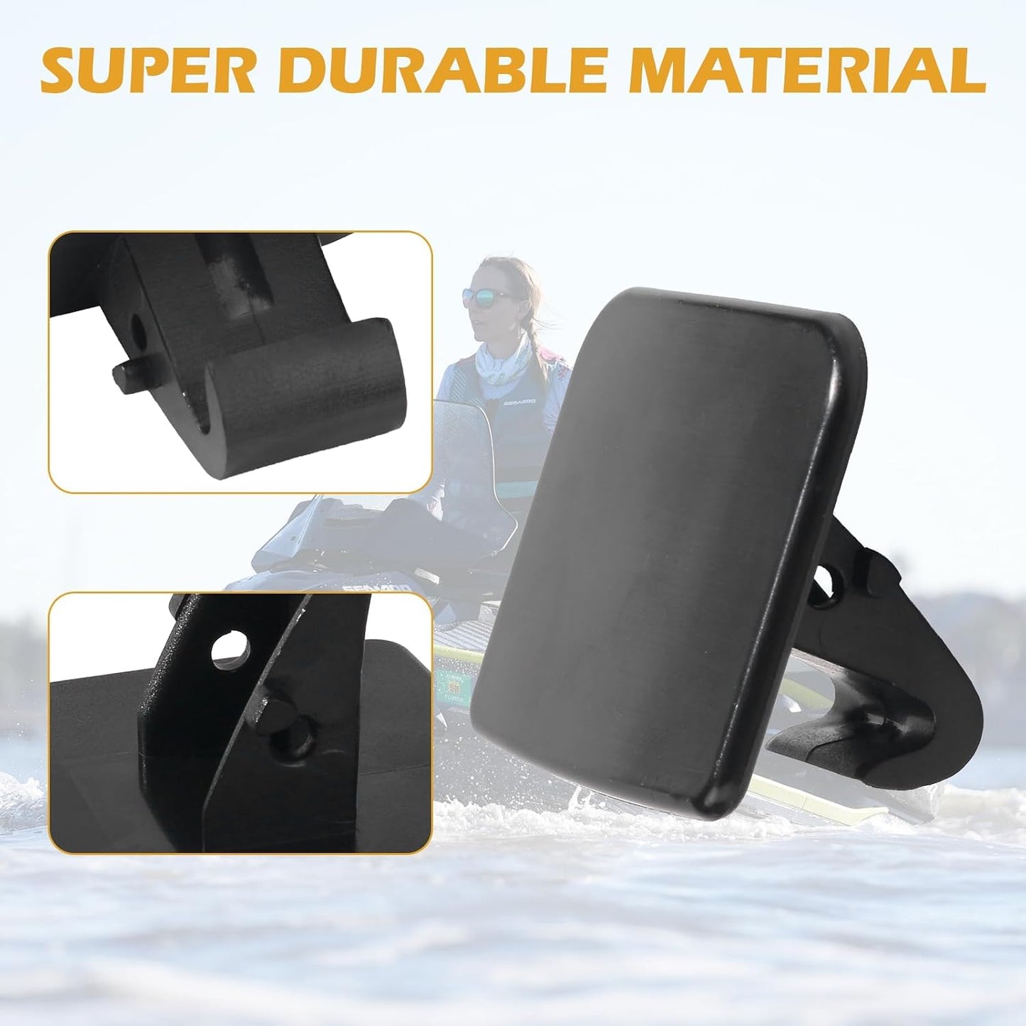 Pestillo guantera esquí acuático Sea Doo negro