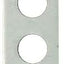 Cinturón espalda metal 9" 10pzas Plata