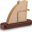 Soporte filtros café madera bronce para 60