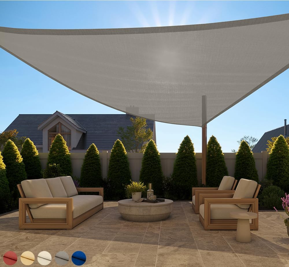 Toldo parasol resistente UV y óxido bordes curvos