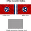 Bandera Tennessee 3x5ft doble cara UV lona