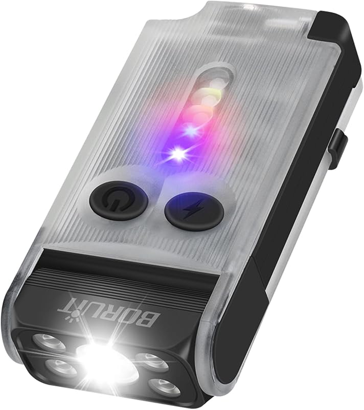 Linterna LED UV 365 nm con luz roja/verde giro 180° IP65