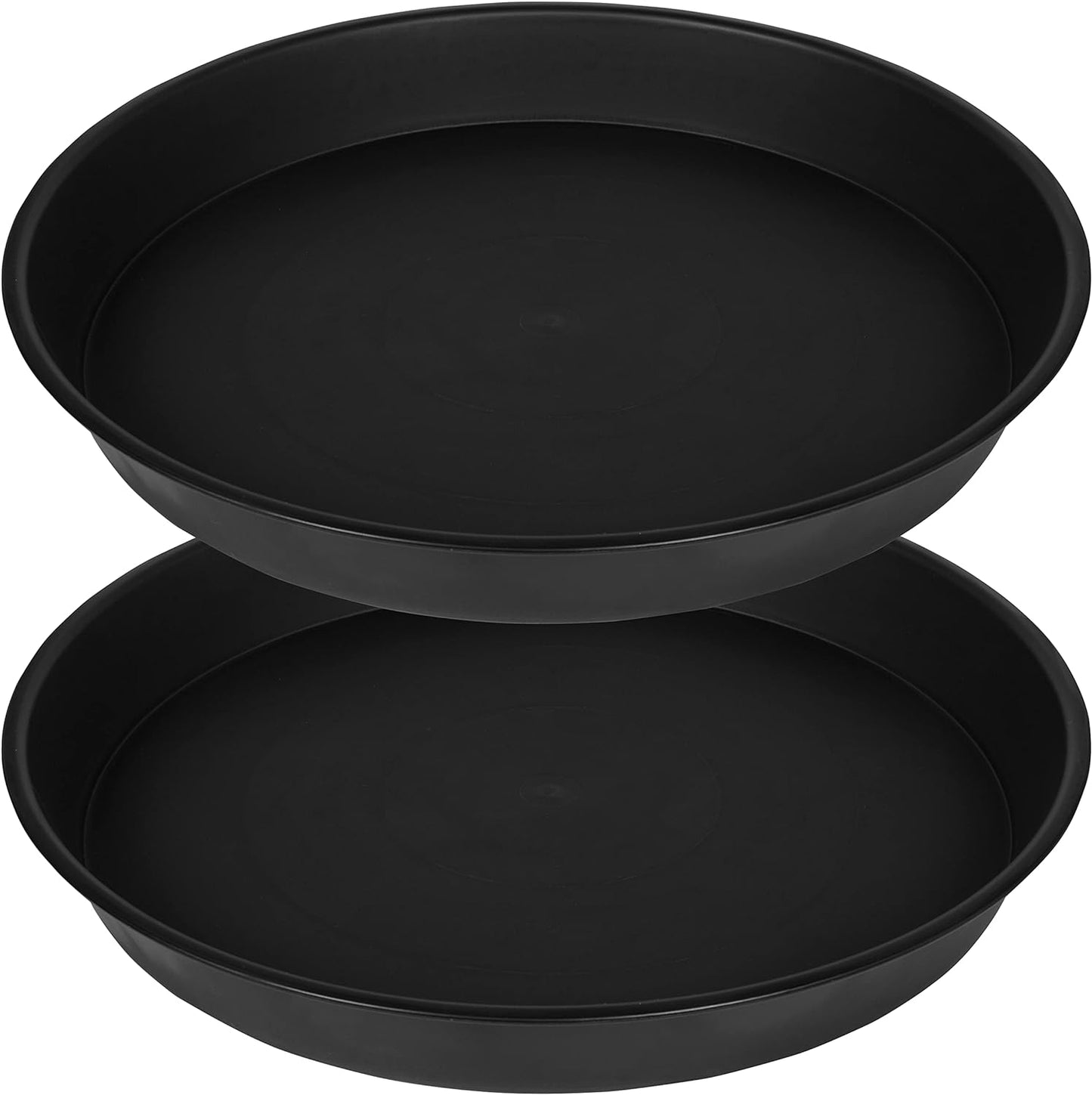 2 Recipientes 12" para Baño Pájaros Jardín Negro