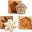 Molde madera hornear 3D grabado Navidad Halloween Pascua