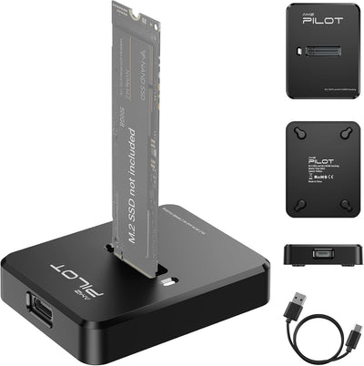 Adaptador M.2 a USB C 10 Gbps para SSD NVMe SATA