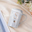 Taza cerámica personalizada estilo mármol con letra S 12oz