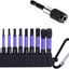 Set brocas Allen 1/4" con soporte 2-3/8