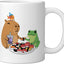 Taza Cerámica Kawaii Japonesa para Sushi y Bubble Tea