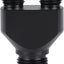 Adaptador macho Y 8AN 6AN aluminio negro