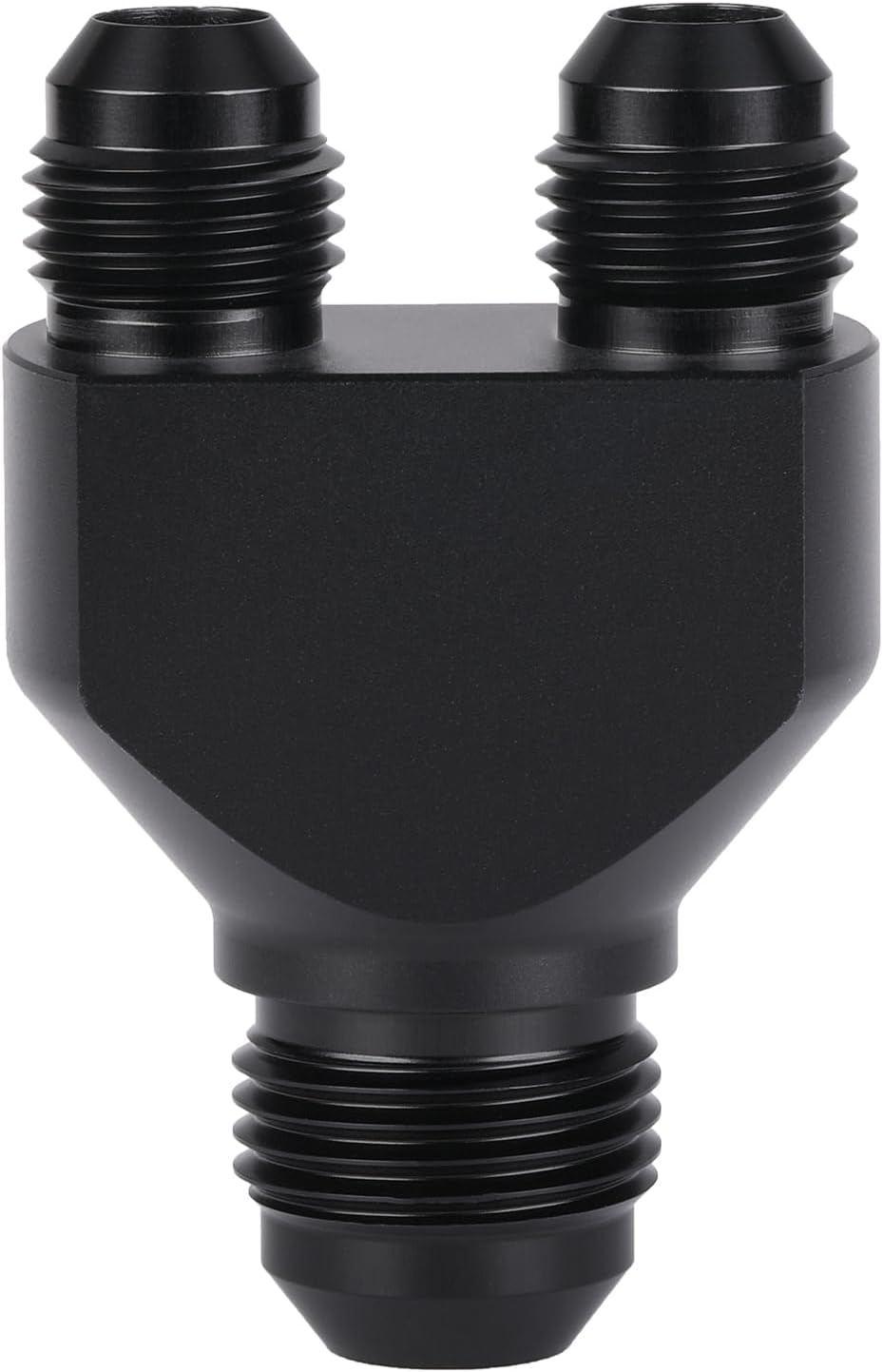Adaptador macho Y 8AN 6AN aluminio negro
