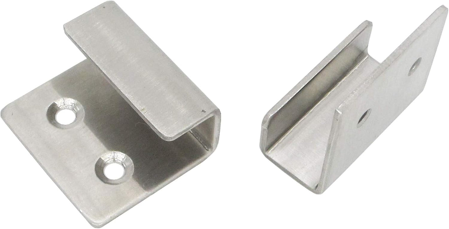 Ganchos planos J acero inox soporte azulejos cerámica