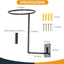 Soporte casco metal para pared set 4