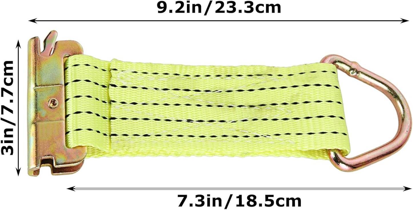 Cuerda amarre 2x6pulg 12 correas anillo remolque