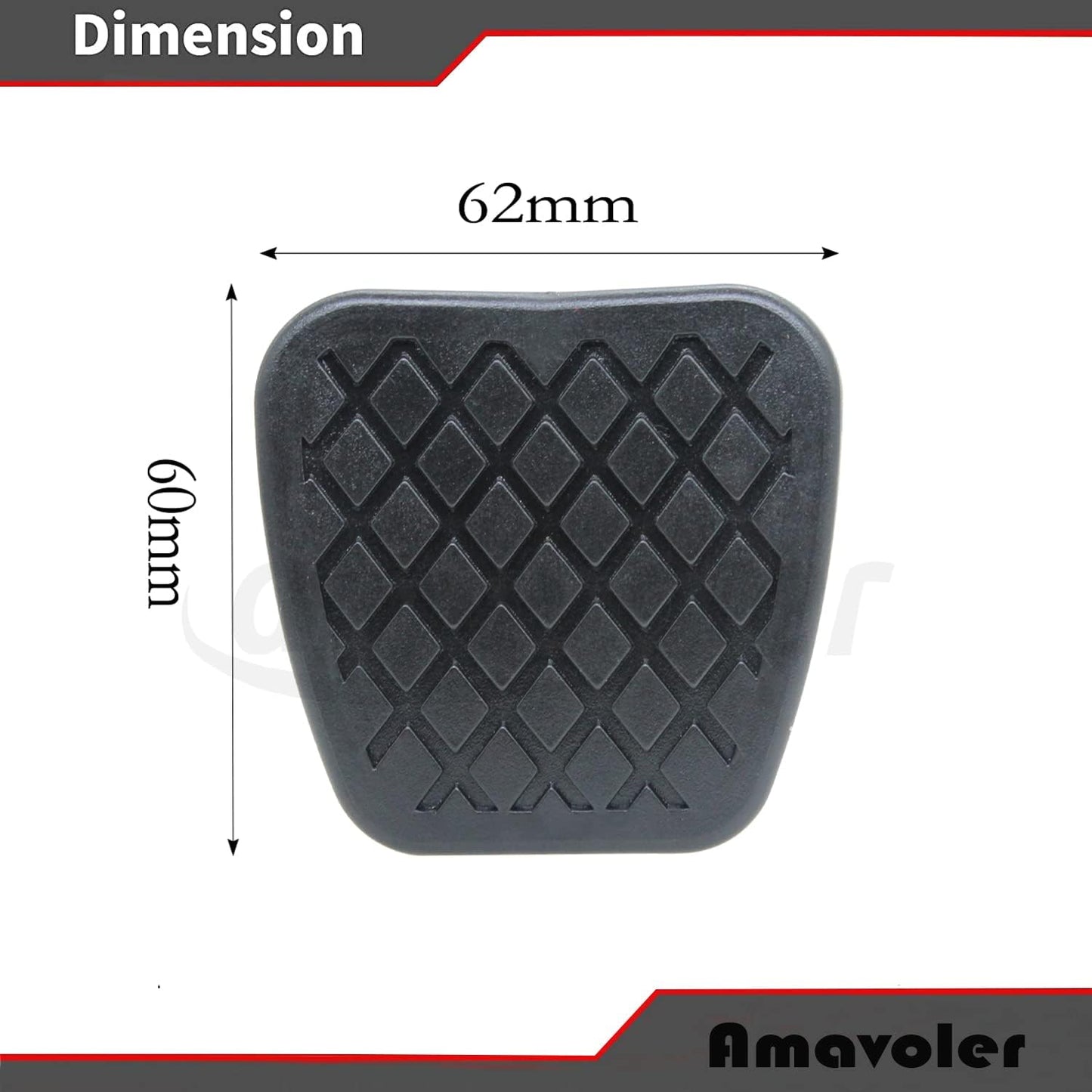 Almohadilla pedal embrague freno
