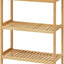 Estante bambú soporte almacenamiento 3 niveles baño cocina