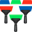 Set 3 limpiacristales antiderrap para auto vidrio espejo
