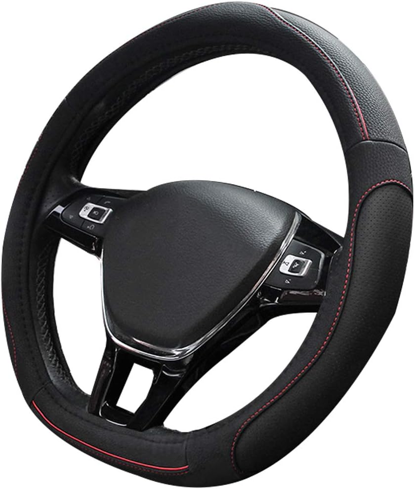 Funda volante tipo D 15" cuero transpirable antiderrap