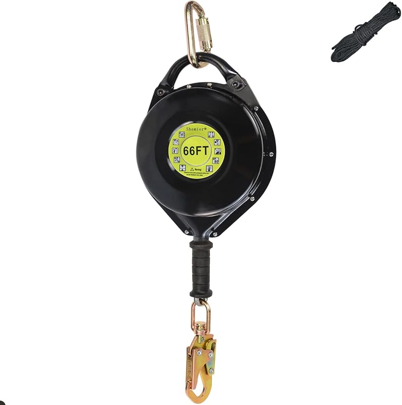 Amortiguador vida autorretráctil 66ft cable acero