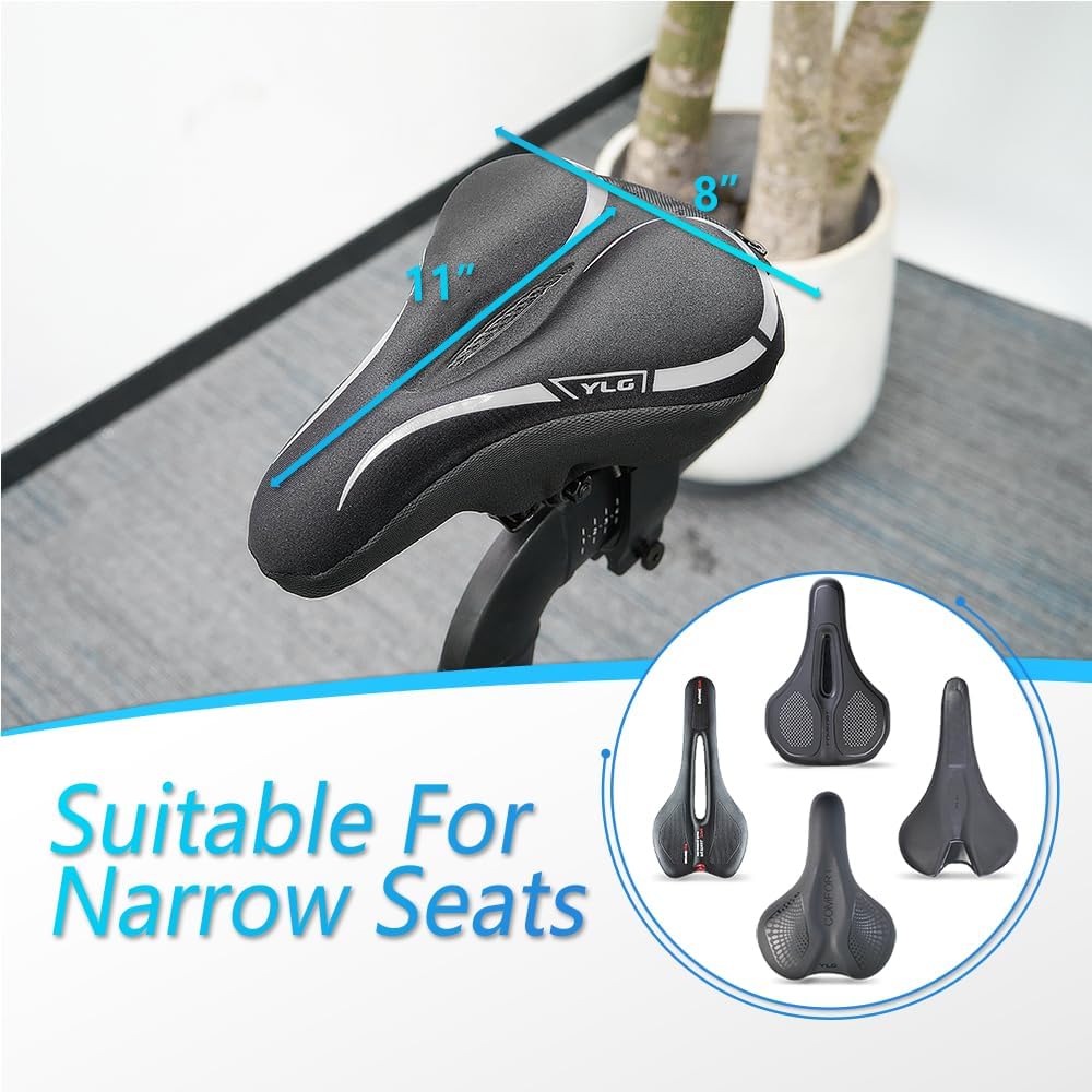 Funda asiento bicicleta espuma viscoelástica gel