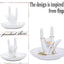 Soporte anillos cerámica texto I LOVE YOU para mujer