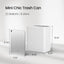 Cubo basura 2.1gal acero inox blanco baño oficina dormitorio