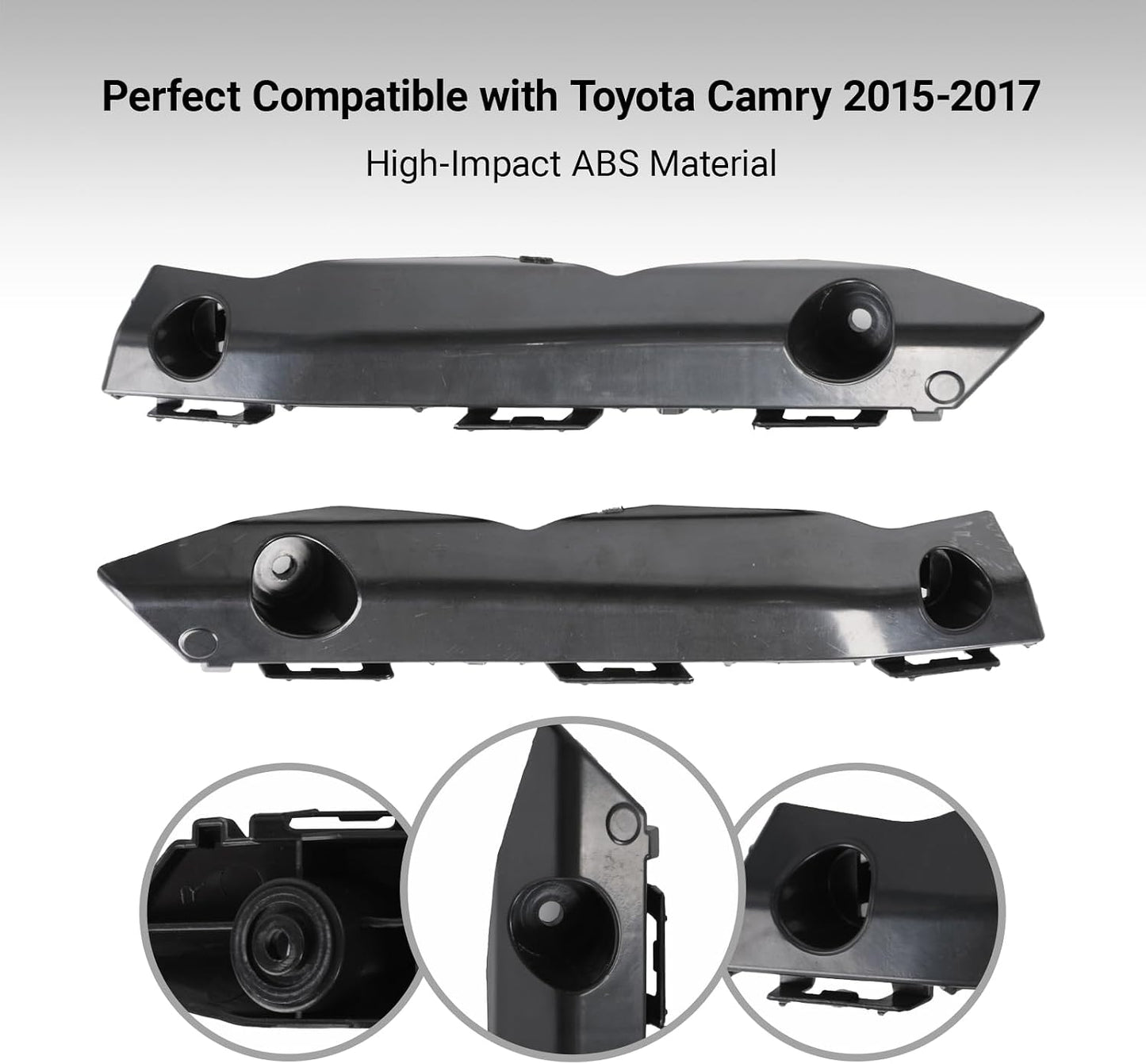 Soporte parachoques delantero Toyota Camry 15-17 plástico ABS