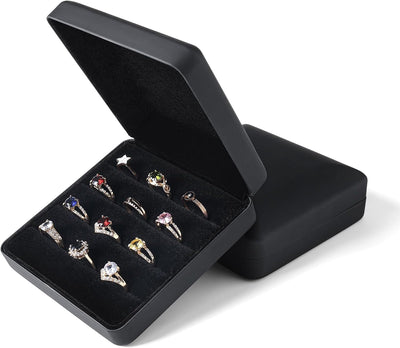 Caja organizadora anillos portátil moderna