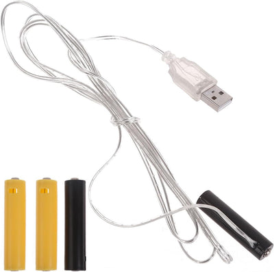 Adaptador batería AA para LED, termostato, lámpara y electrónica
