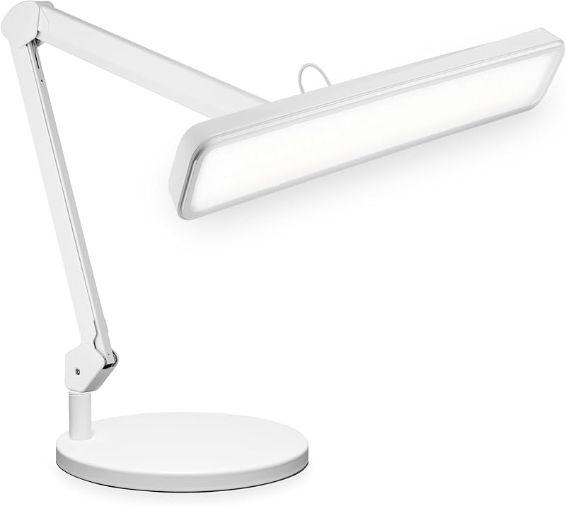 Lámpara LED escritorio 2500lm 30W 162 SMD regulable blanco